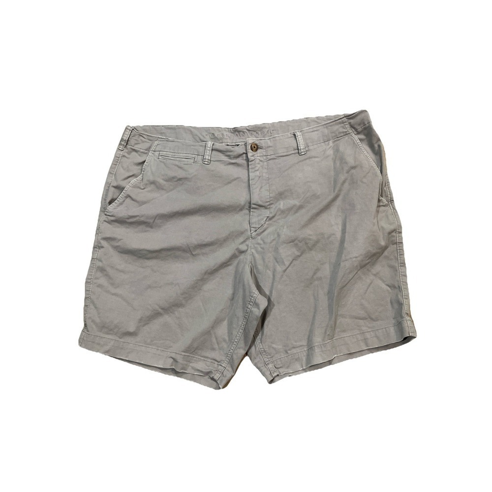 American Eagle Flex Khaki Shorts Grey Waist‎ Size 44
